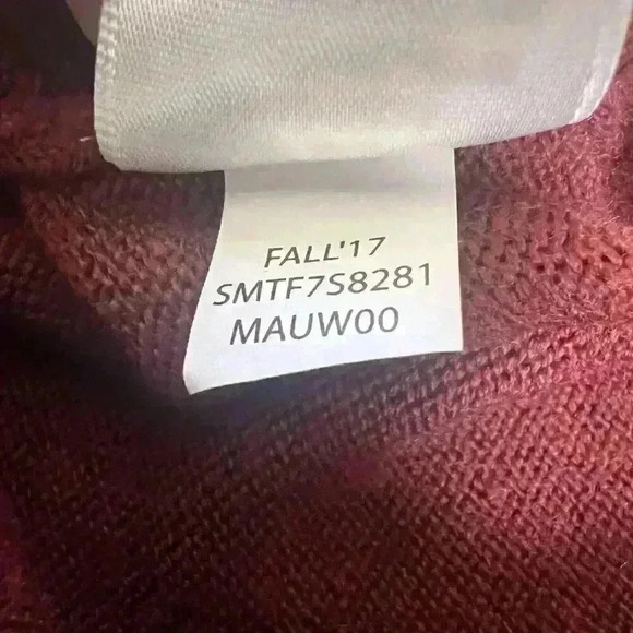 Tricots St‎ Raphael Mens Sweater XL Maroon Pullover V-Neck - Picture 8 of 9